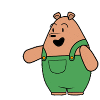 Bear Good Job Sticker
