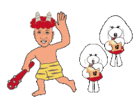 Charlotte Poodle Sticker