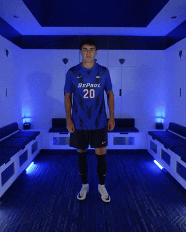 Mens Soccer GIF by DePaul Blue Demons