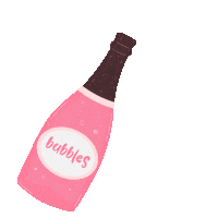 Happy New Year Champagne Sticker