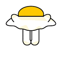 eggdropofficial fly sunny egg sunnyside Sticker