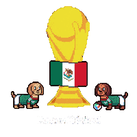 World Cup Mexico Sticker by HotDogs