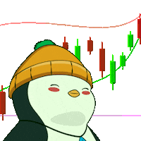 To The Moon Crypto Sticker by Pudgy Memez