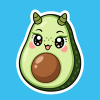 Foodie Avocado GIF by Naru Naru