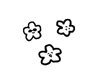 wantaker happy flower popcorn triple Sticker