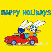Happy Summer Vacation GIF by Simon Super Rabbit