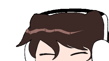 Interested Cat Girl Sticker