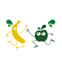 Happy Fun Sticker by GoGo squeeZ