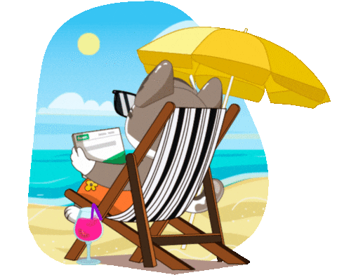 Summer Beach Sticker