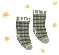 Winter Socks Sticker