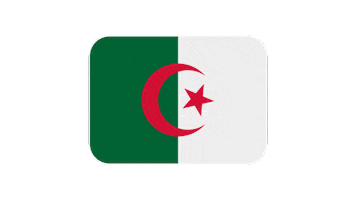 emojivid emoji flag emojivid algeria Sticker