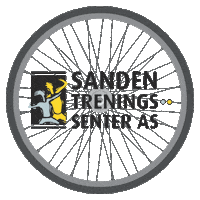 Spinning Sticker by Sanden Treningssenter