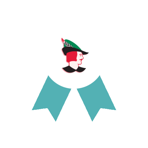 robinhoodbaking giphyupload robin hood robinhood red ribbon Sticker
