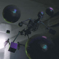 animation skull GIF by Gifmk7