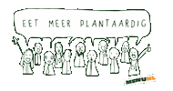 MenuNL menunl eetmeerplantaardig Sticker