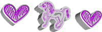 unicorn hearts STICKER by AnimatedText