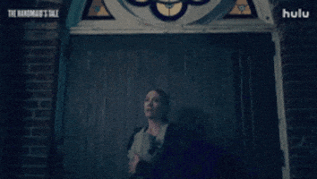 Scared Turn Around GIF by HULU