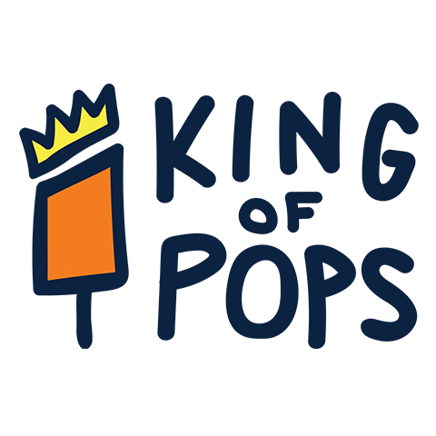 Ice Pop Logo Sticker by King of Pops