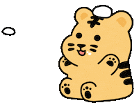 Tiger Rice Sticker