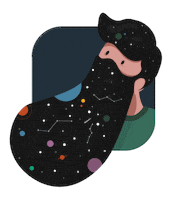 ahmadossayli man boy men beard Sticker