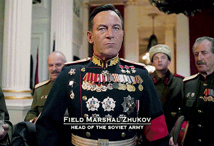 carlamarianetomartins giphyupload jason isaacs zhukov the death of stalin GIF