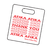 Have A Nice Day Thank You Sticker by ATIKA London