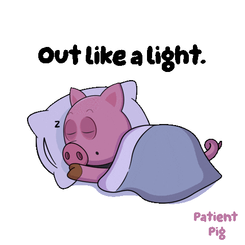 Sleepy Lights Out Sticker by VeeFriends