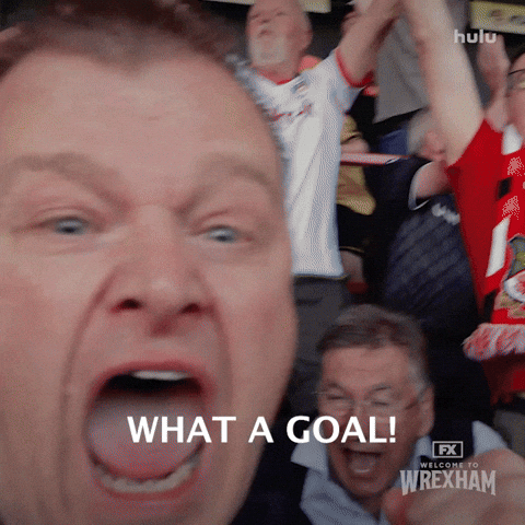 Celebrate Wrexham Afc GIF by Welcome to Wrexham