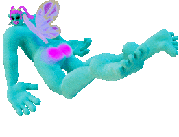 3D Glowing Sticker by christa j