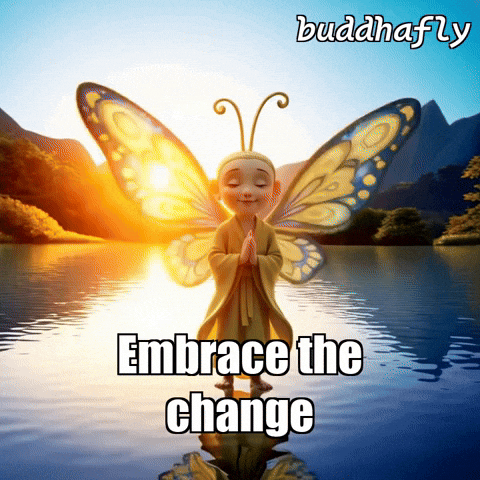 Water Butterfly GIF by BuddhaFlyJourney