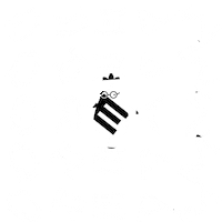 Happy Black And White Sticker by Qream