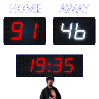 46 Away Sticker