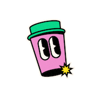 Coffee Cup Sticker
