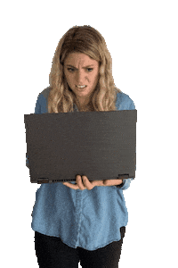 Laptop Working Sticker by Studio MAS Creative