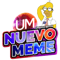 Homero Simpson Meme Sticker by Urquiza Motos