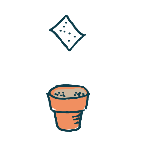 Groeipapier Sticker by Bonte Raaf