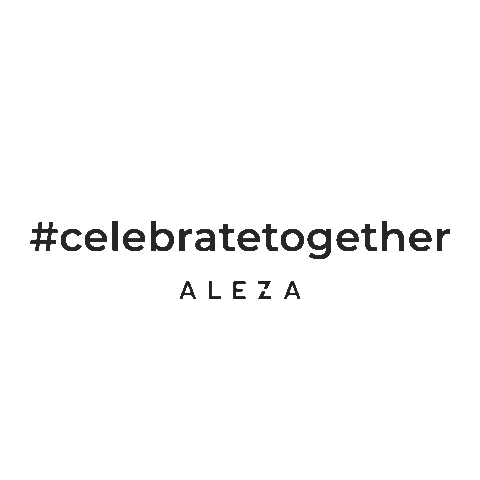 Alezalabel Celebrate Sticker by Aleza