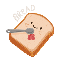 Breakfast Bread Sticker