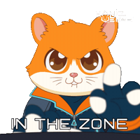 Working In The Zone Sticker by Hamieverse