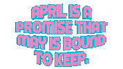 Happy April Sticker by OpticalArtInc.
