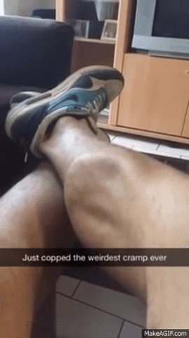 calf cramp GIF
