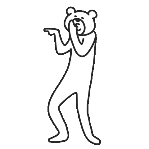 this way laughing Sticker by takadabear