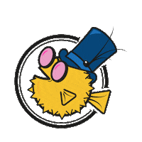 MrBlowfish dance music fun party Sticker