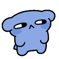 Blue Sticker