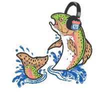 sweetwaterbrewing music fish oh yeah fletcher Sticker