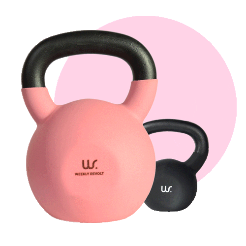 Pink Workout Sticker by WeeklyRevolt