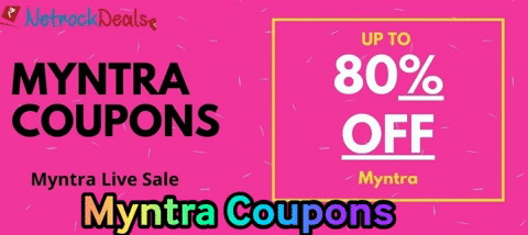 netrockdeals1 giphygifmaker discounts deals myntra coupons GIF
