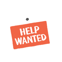 Digital art gif. Orange sign swings on a hook over a transparent background. One side says, “Help wanted.” The sign flips and reads, “Election workers needed in Arizona.”