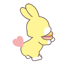 Heart Bunny Sticker by samlip