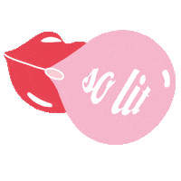 lit lips Sticker by InTheStyle